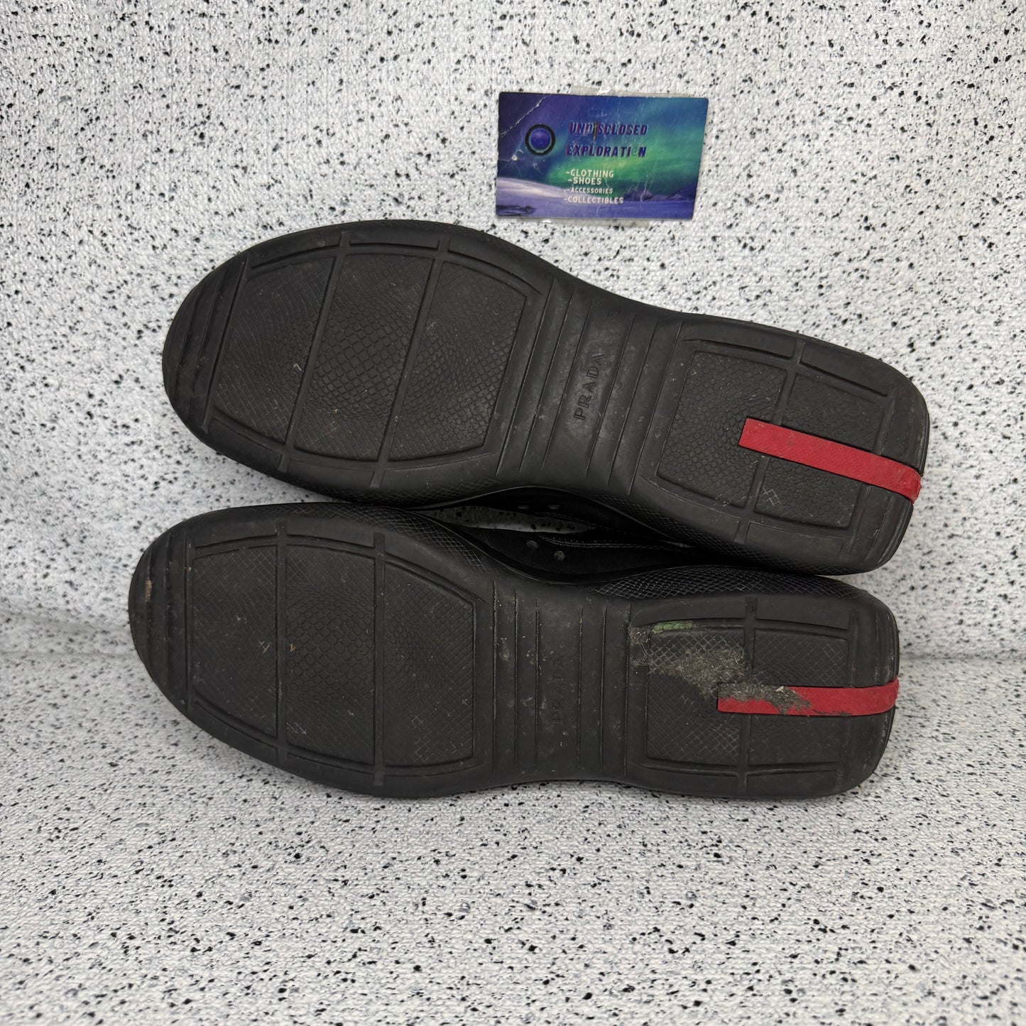 Prada America’s Cup Black Sneakers 8.5 UK/9.5 Men “Preowned”