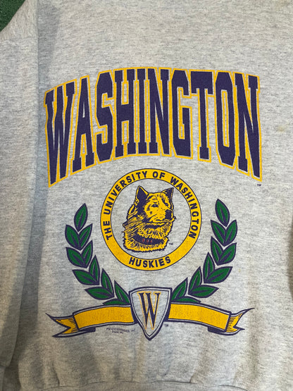 Vintage 1990s UW University of Washington huskies crewneck