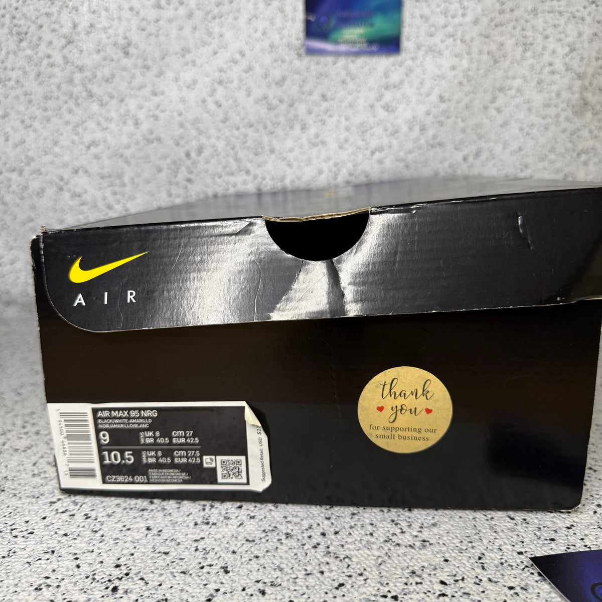 Nike Air Max 95 LeBron Lakers 9 Men “Preowned”