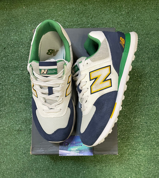 New Balance 574 varsity green indigo size 10men/11.5women