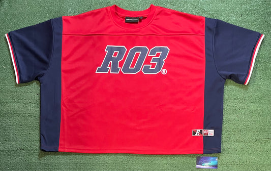 Gv Gallery Raspberry hills 03 red and navy blue summer jersey