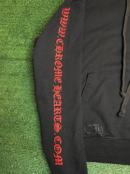 Chrome hearts red online exclusive hoodie