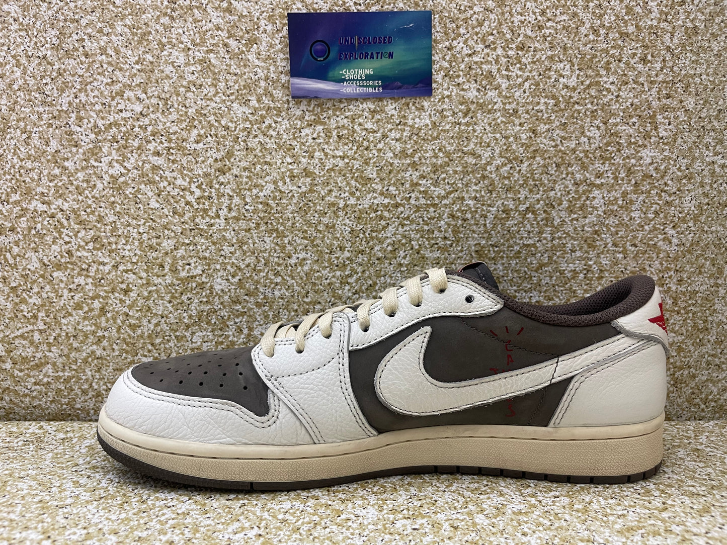 Jordan 1 Low Travis Scott Reverse Mocha “Preowned” Size 10.5 Men