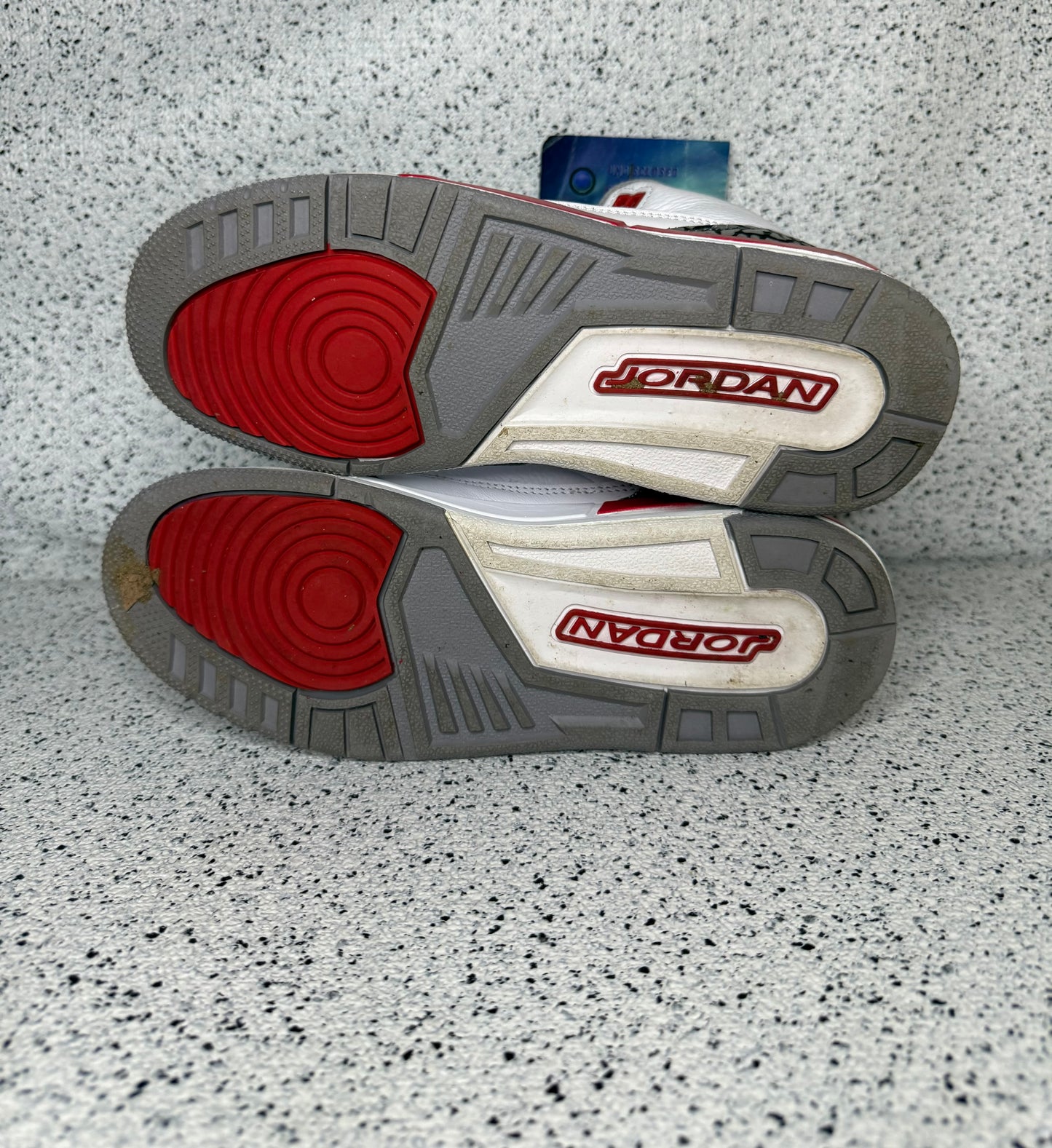 Jordan 3 Fire Red 7 Youth/8.5 Women “Preowned”