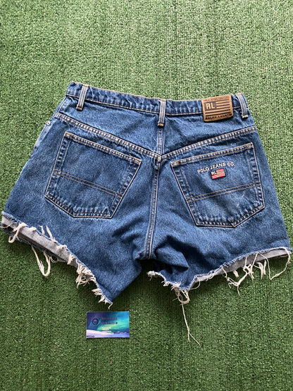 Vintage Polo Ralph Lauren Cropped Jean Shorts