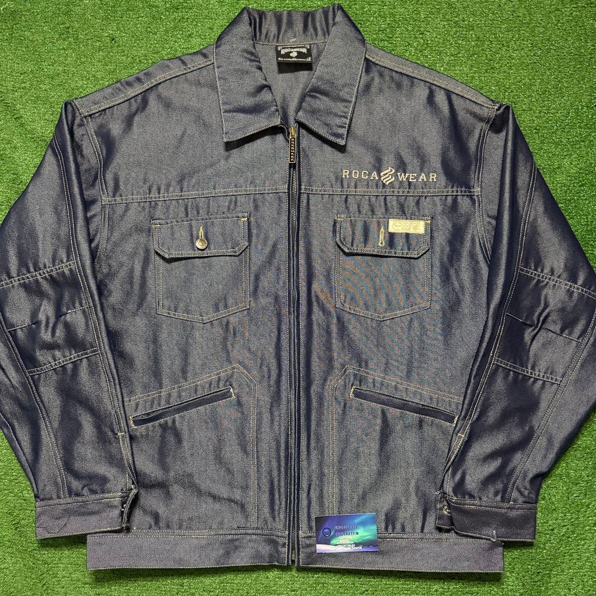 Vintage Rocawear Waxed Denim Jacket