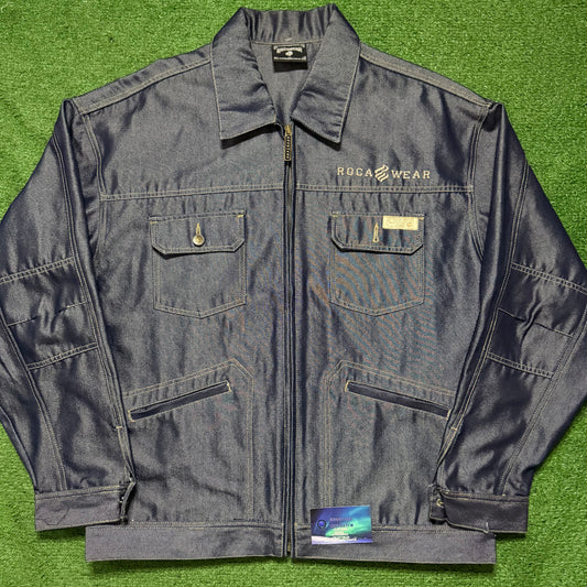 Vintage Rocawear Waxed Denim Jacket