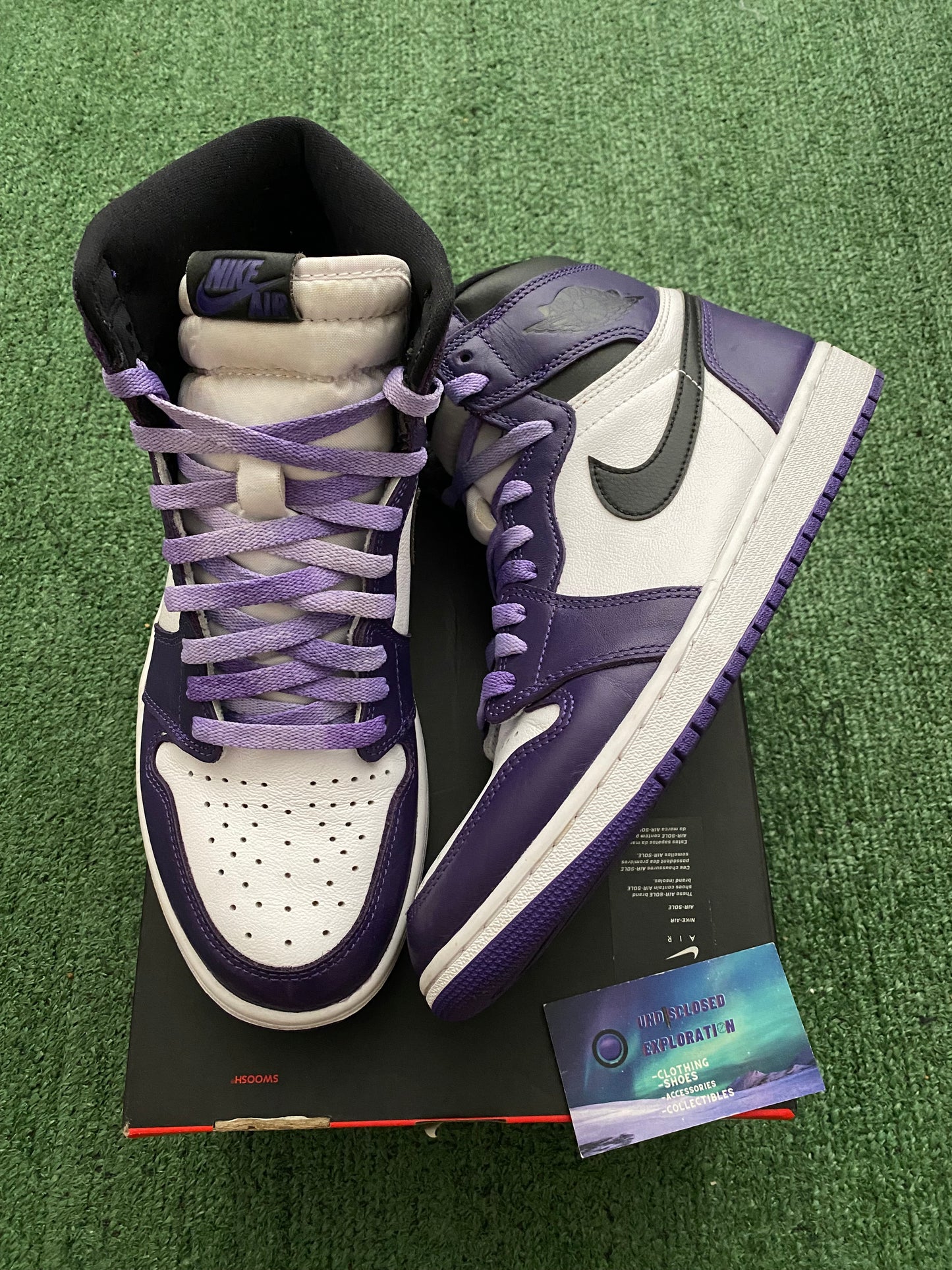 Jordan retro 1 High Court Purple size 10.5men/12women