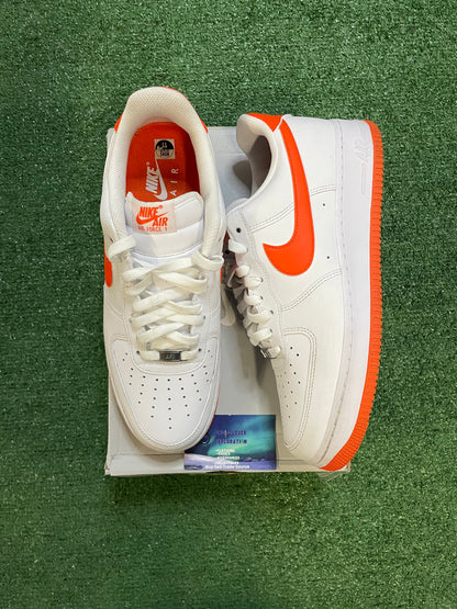 Nike Air Force 1 low safety orange size 11men/12.5women
