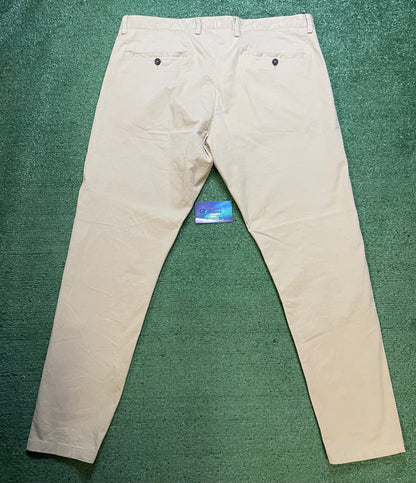AMI Alexandre Mattiussi beige trousers