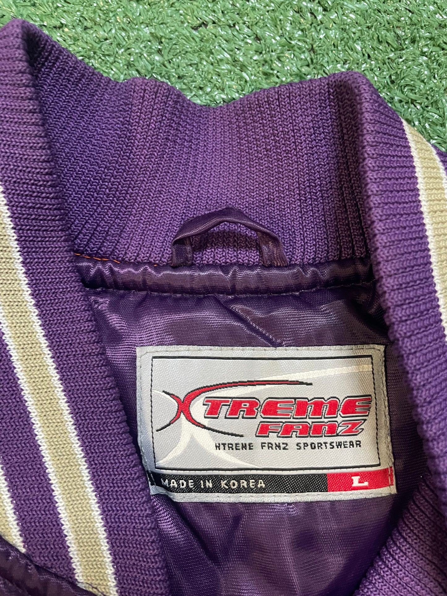 Vintage Washington Huskies university of Washington satin bomber jacket