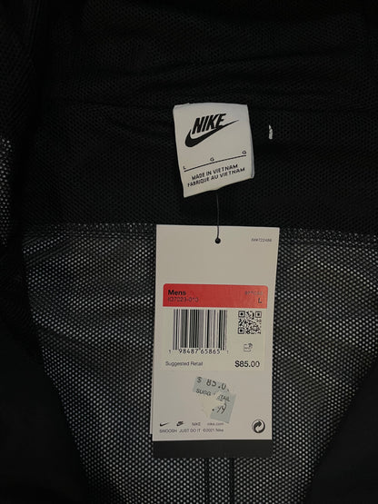 Nike woven black and white track suit