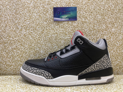 Jordan 3 Black Cement “Preowned” Size 10 men