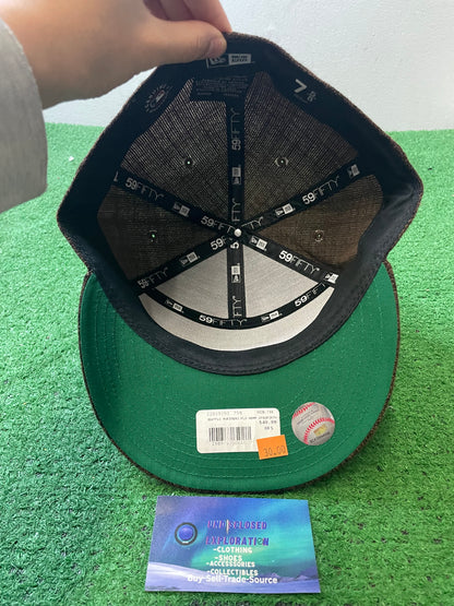 Seattle mariners split panel hemp new era fitted hat
