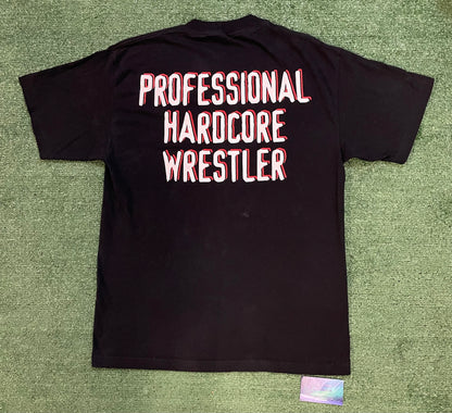 Vintage 1990 the rock professional hardcore wrestler WWF WWE tee