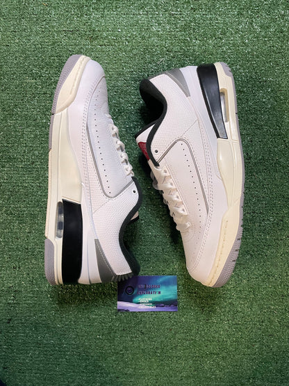 Air Jordan 2/3 white black silver