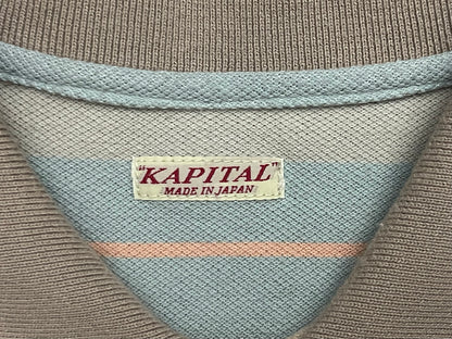 Kapital Striped Short Sleeve Polo