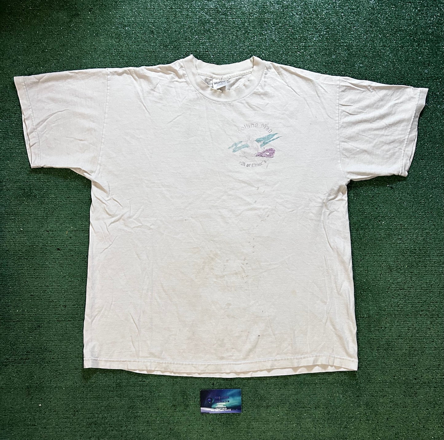 Vintage 1990s rolling man buggy thing distressed tee