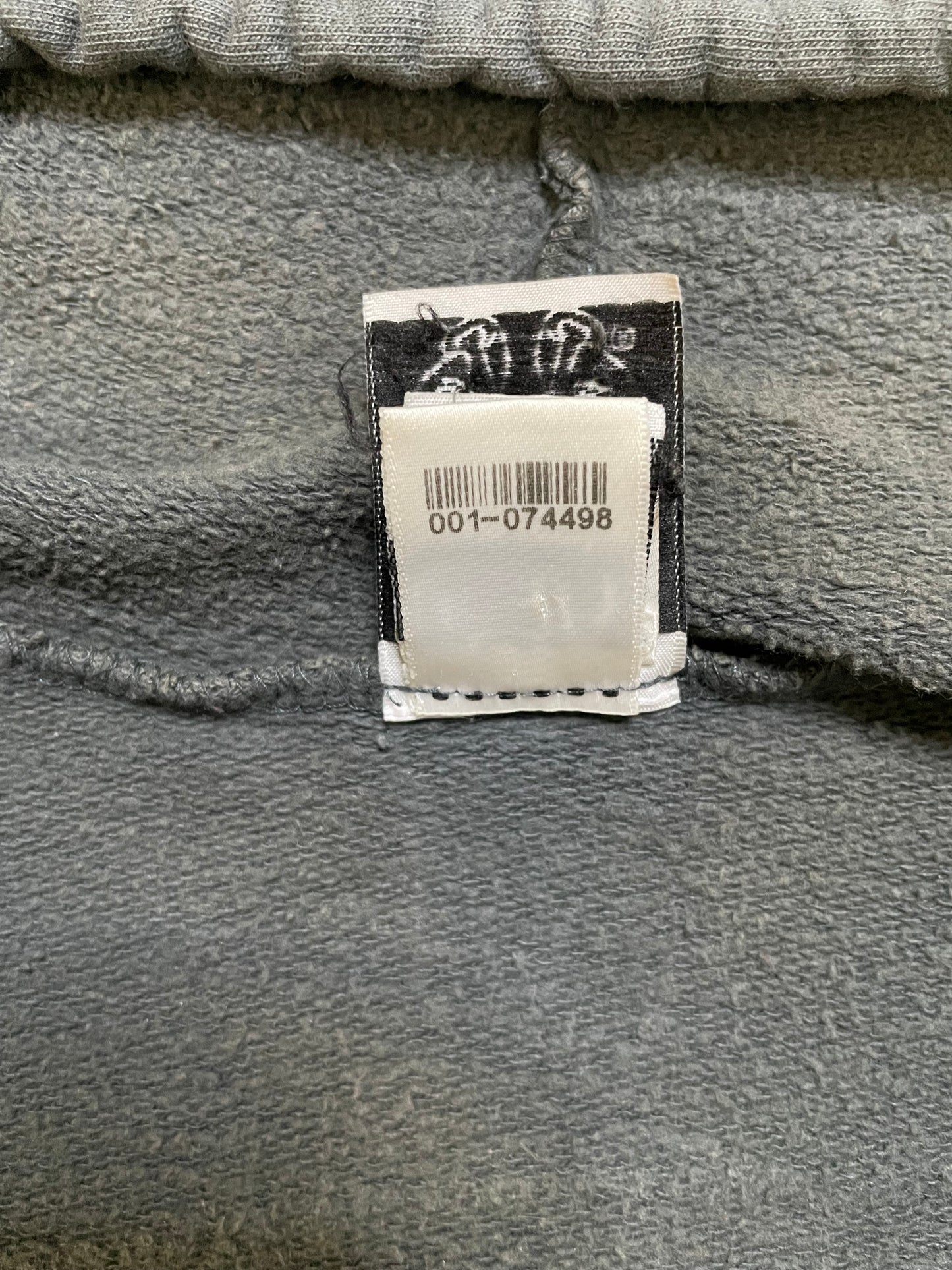 Vintage Chrome Hearts grey zip up hoodie