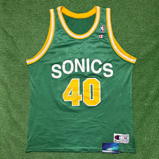 Vintage Seattle SuperSonics Shawn Kemp Jersey Champion