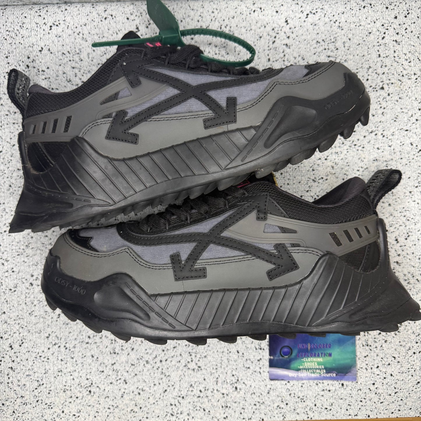 Off-White ODSY-1000 Black 12 Men/45 EU “Preowned”