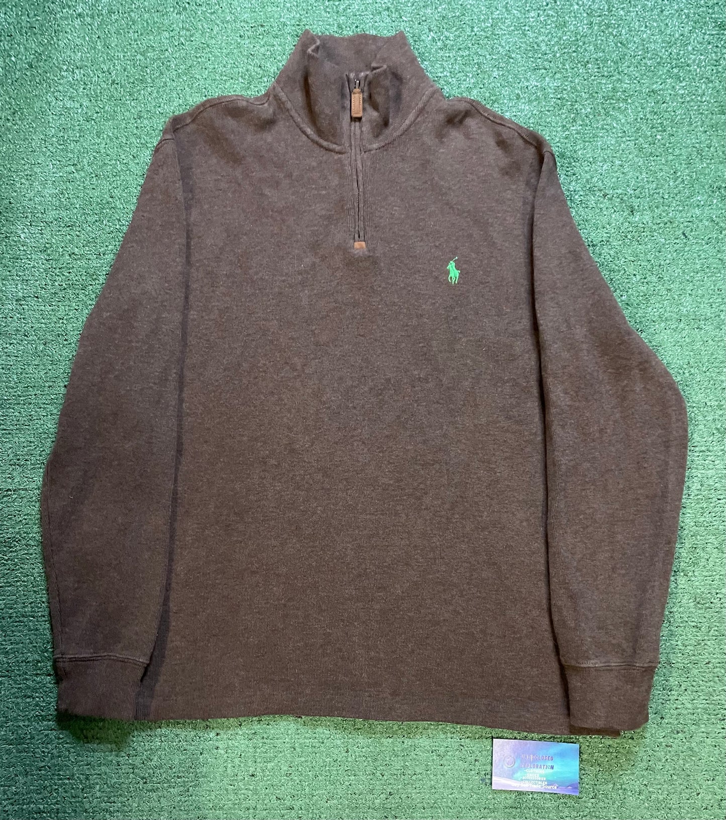 Polo Ralph Lauren brown quarter zip