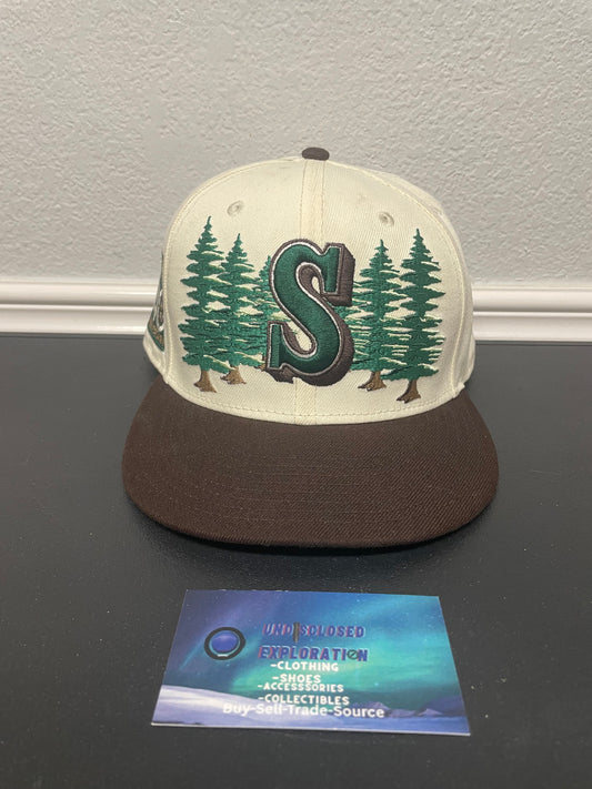Seattle Mariners forest fitted new era hat