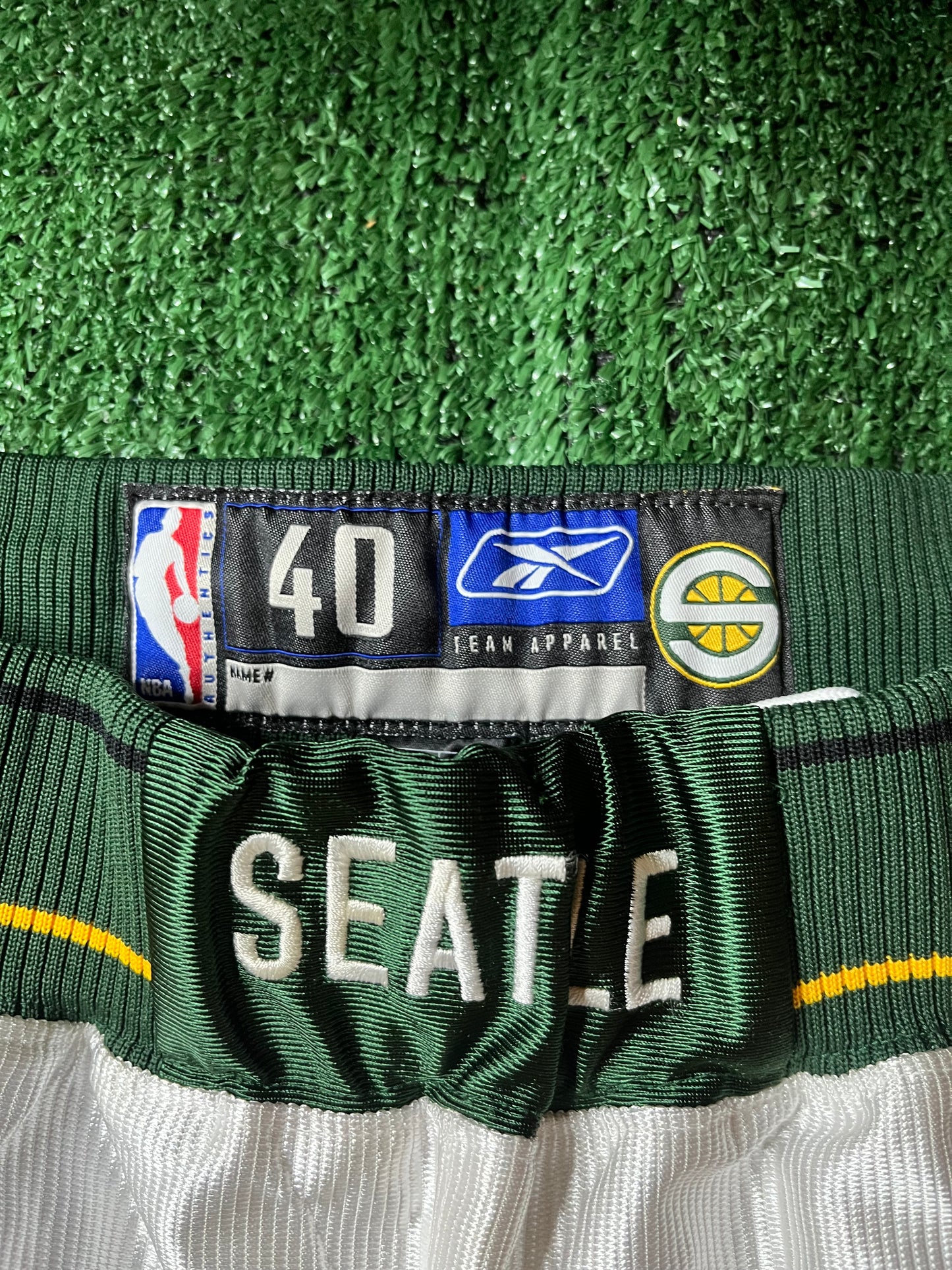 vintage NBA Seattle SuperSonics Shorts