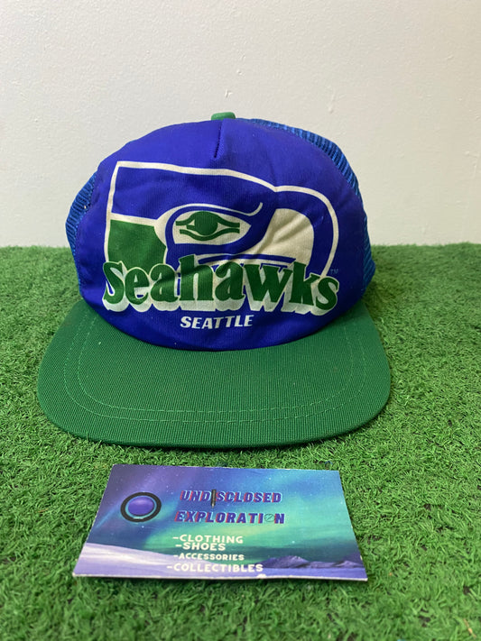 Vintage 1980s Seattle Seahawks new era hat