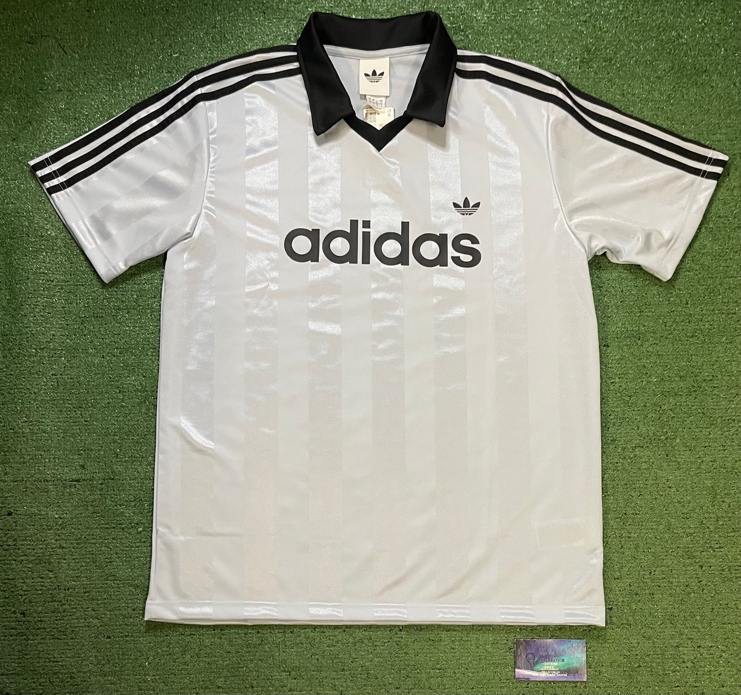 Adidas Archive Collar Engineered white Jersey