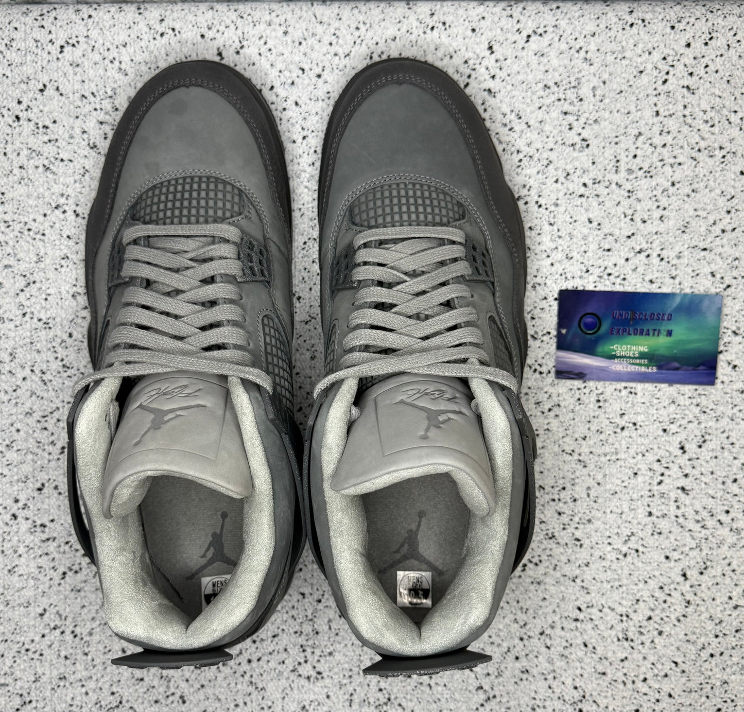 Jordan 4 Wet Cement 10.5 Men/12 Women “Preowned”
