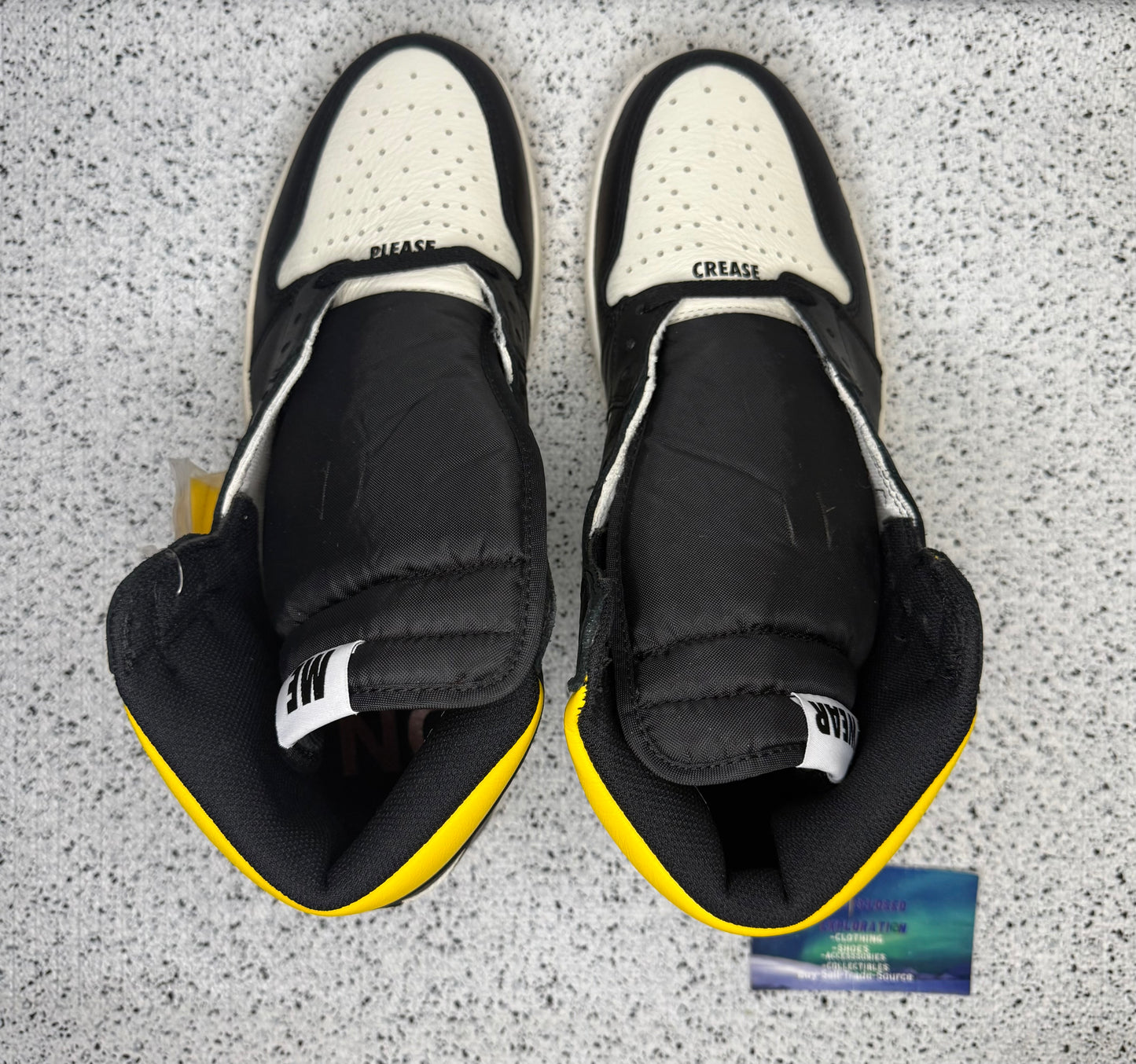 Jordan 1 Not For Resale Yellow