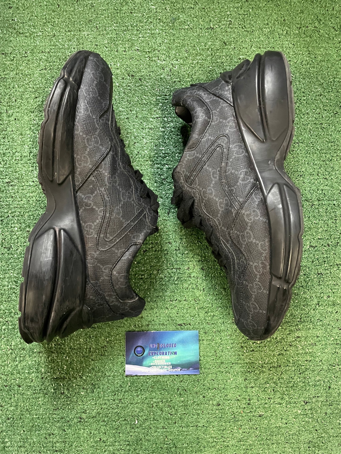 Gucci rhyton black GG Supreme size 10men/11.5women(EU 43)