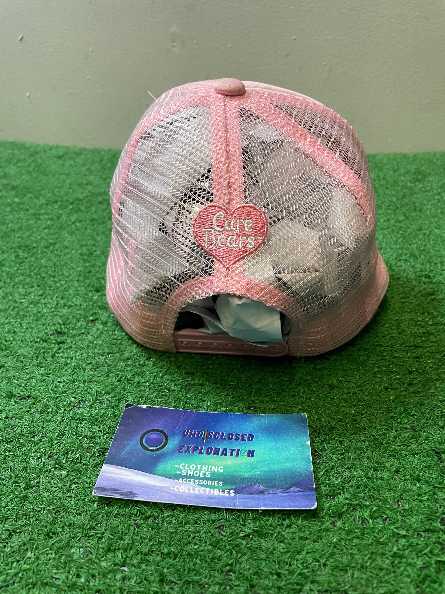 Vintage Care Bears let’s take a trip pink hat