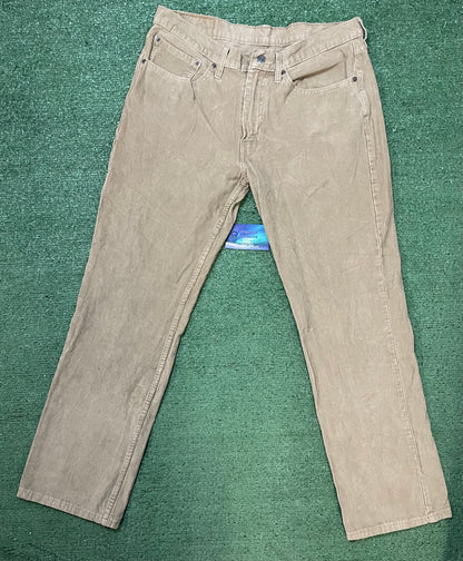 Levi 514 beige corduroy jeans
