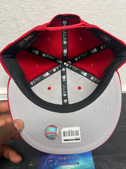 LA Angels red new era hat