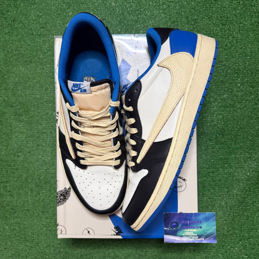 Jordan 1 Low Travis Scott Fragment 12 Men “Preowned”