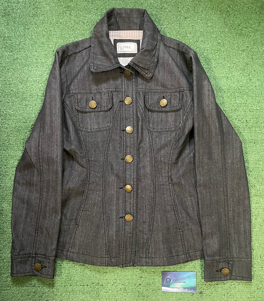 TRIA dark grey denim jacket