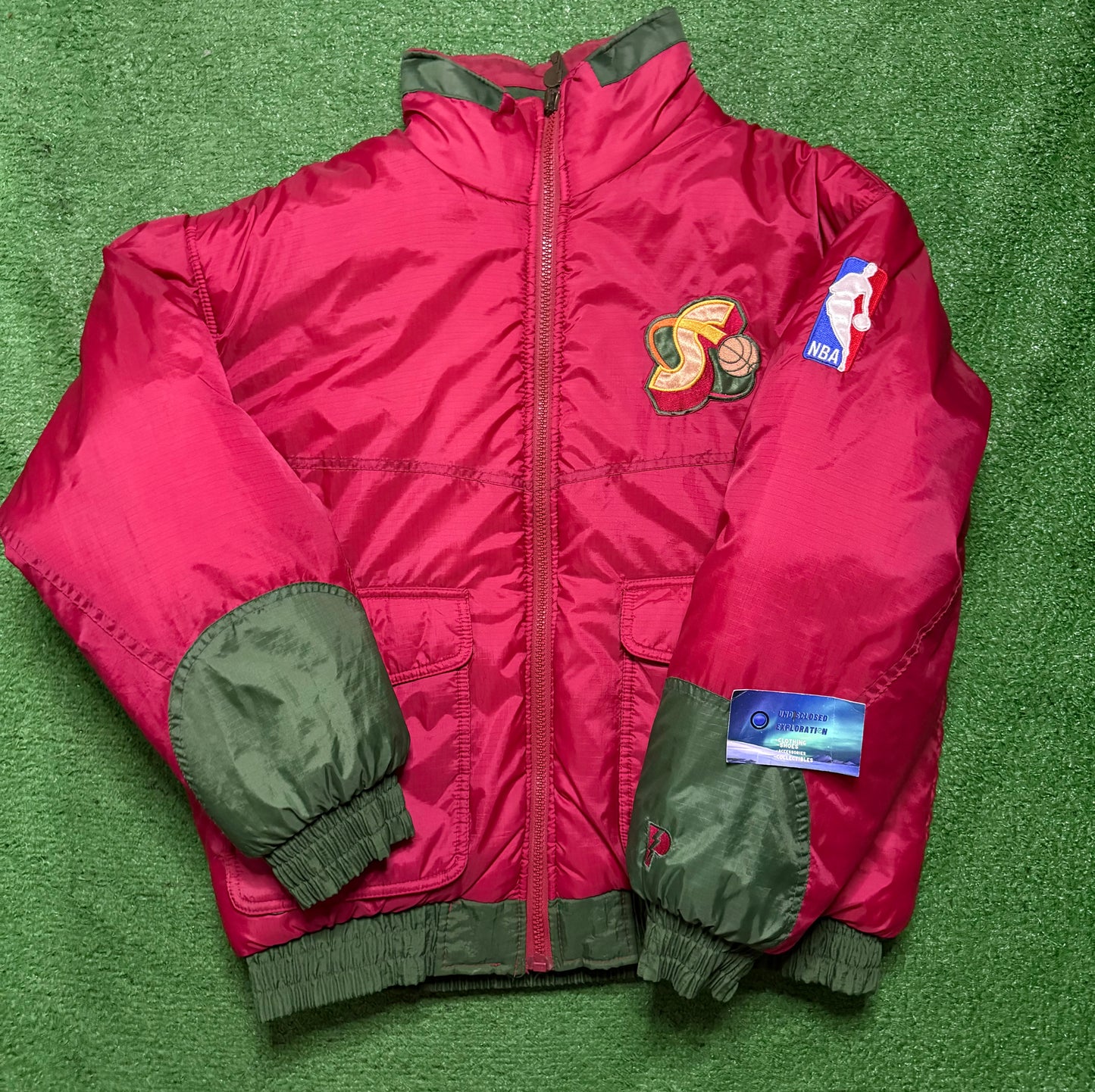 Vintage Seattle SuperSonics Jacket Reversible