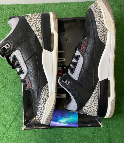 Jordan 3 Black cement 2018 size 11.5men/13women