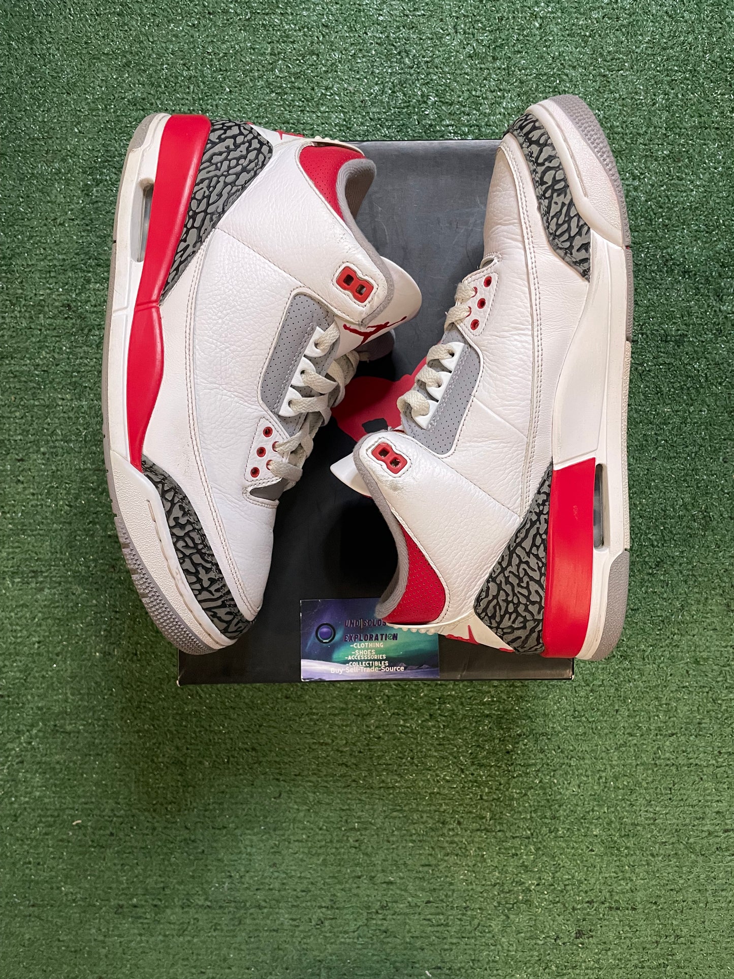 Air Jordan 3 Retro fire red 2022 size 11.5men/13women