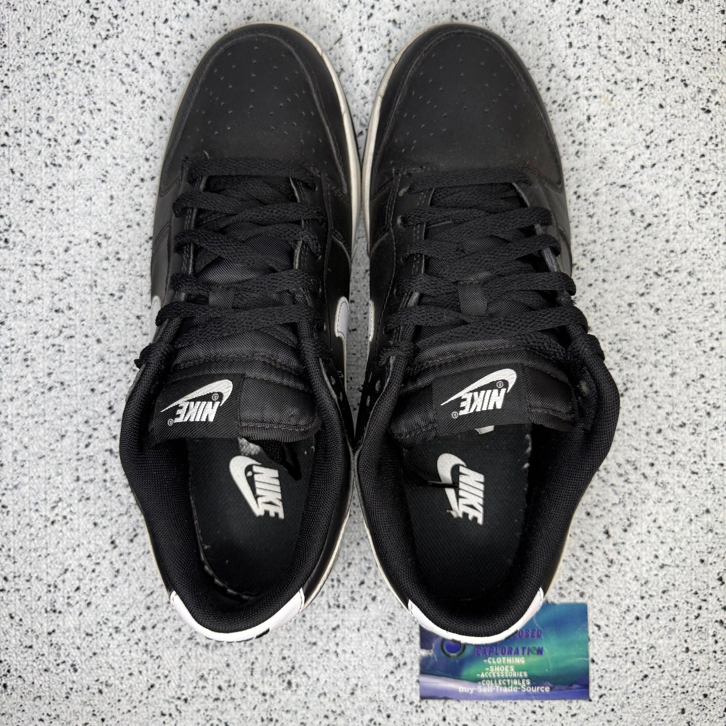Nike Dunk Low Reverse Black White 9 Men “Preowned”