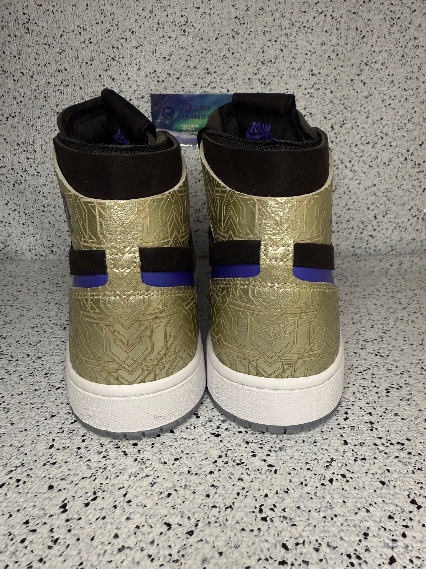 Jordan 1 Zoom CMFT Gold Laser 9 Men/10.5 Women “Preowned”