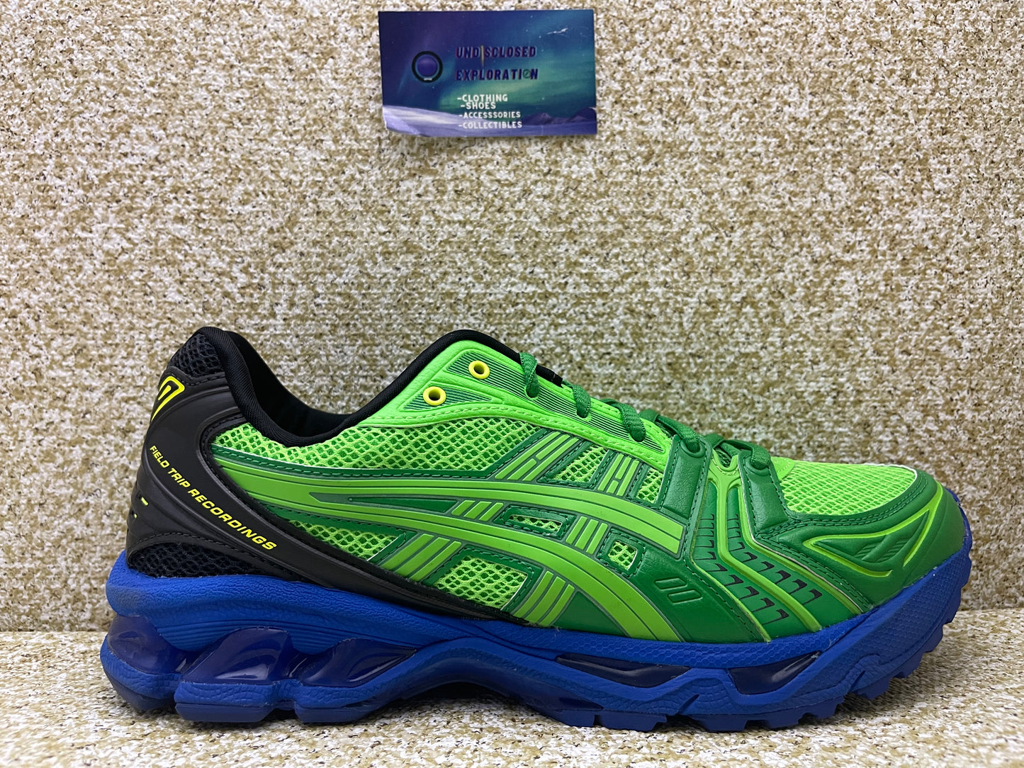 ASICS Gel-Kayano 14 Field Trip Recordings Fern Green 9.5 Men/11 Women “Preowned”