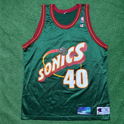 Vintage Seattle SuperSonics Shawn Kemp Jersey