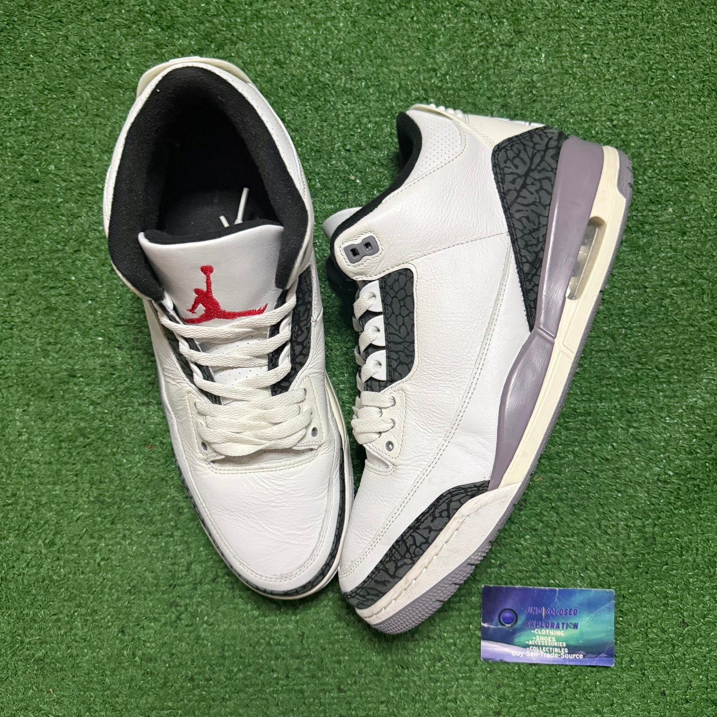 Jordan 3 Cement Grey 13 Men “Preowned”