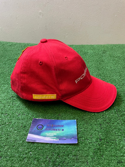 Vintage Porsche 911 Turbo red hat