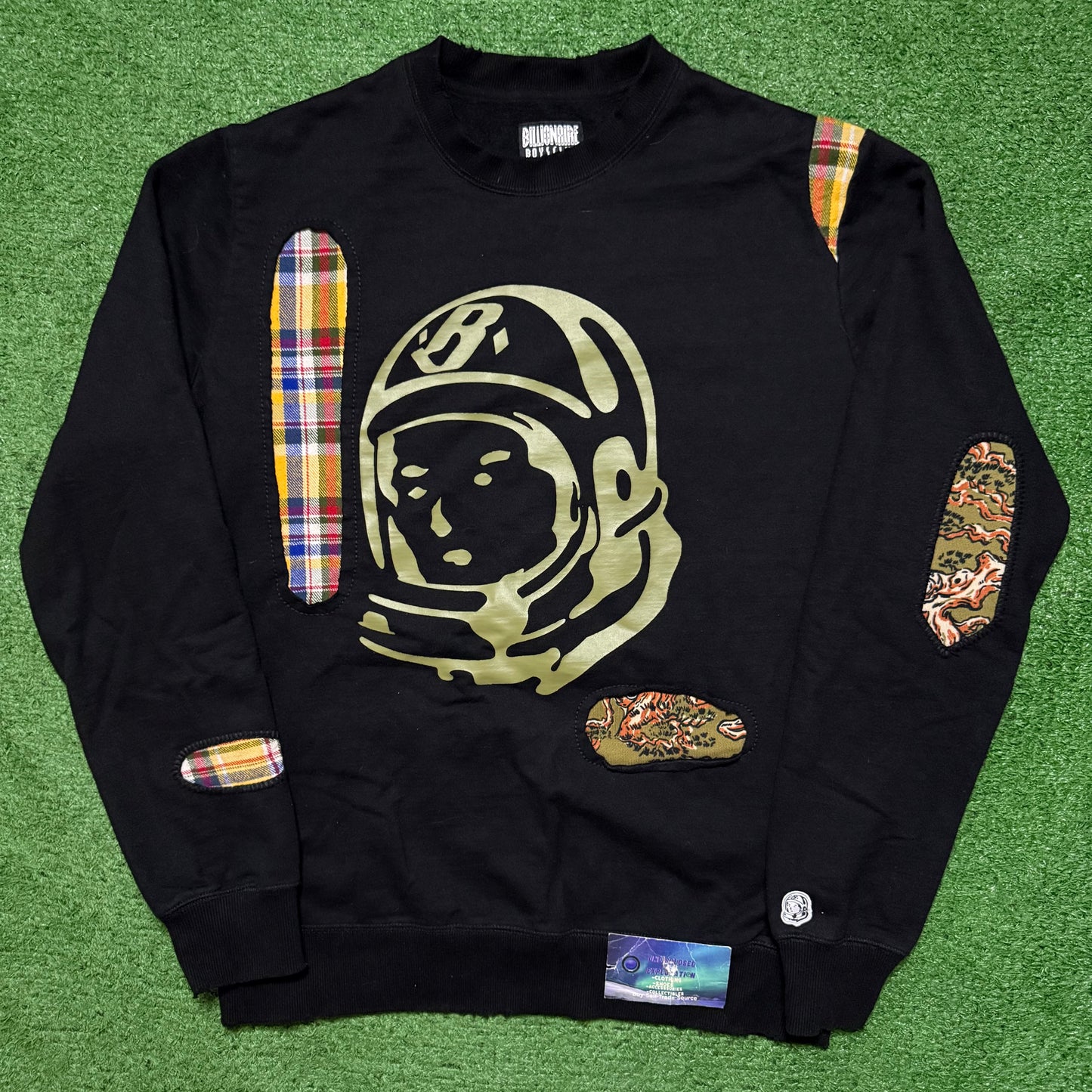 BBC Billionaire Boys Club Astronaut Patchwork Crewneck