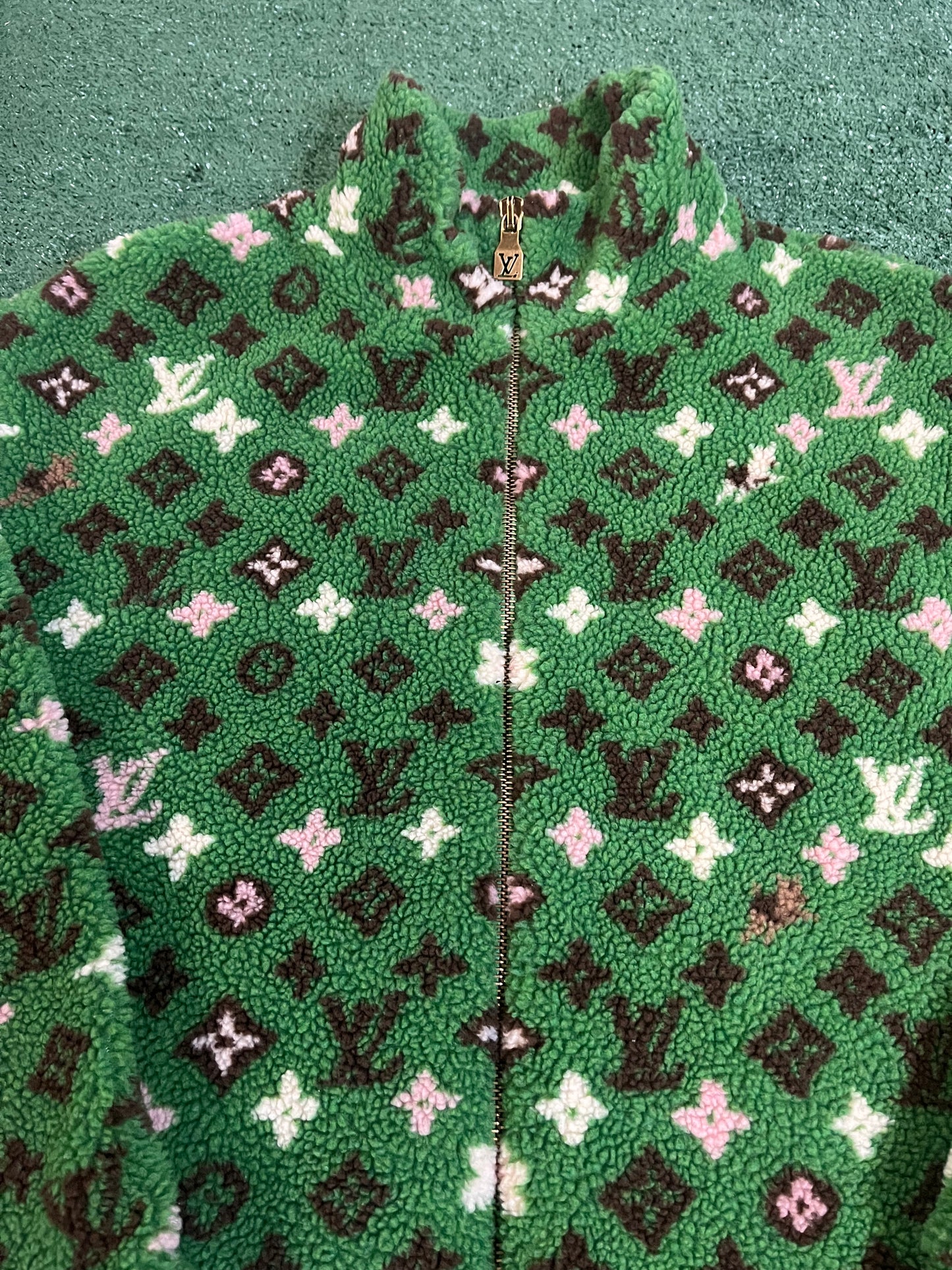 Louis Vuitton by Tyler, the Creator Monogram Fleece Blouson Green