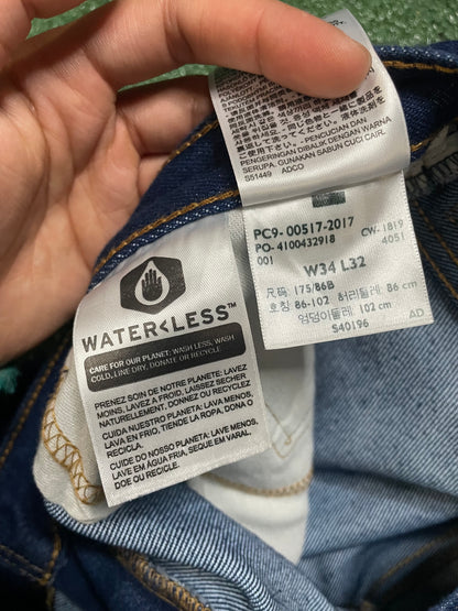 Levi 517 bootcut dark wash jeans
